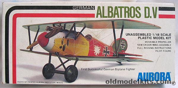 Aurora 1/48 Albatros D-V (DV), 752 plastic model kit